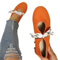 thumbnail image 5 of Willtoo Ballet Flats for Women Round Toe Lace Up Comfortable Flats , Slip On Low Heel Mary Jane Ballerina Flats Shoes Non Slip Soft Insole Casual Walking Shoes, 5 of 6