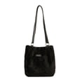 thumbnail image 1 of Fashion Animal Pattern Shoulder Satchel Totes Simple Women Shoulder Underarm Bag Plush Daily Street, 1 of 6