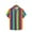 c09Multicolor, variant on USNSM Men's Vertical Striped Turndown Collar Button Shirt Short Sleeve Summer Color Block Hawaiian Beach Vacation Striped Print Shirts Multicolor S