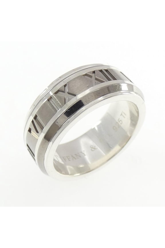 Pre-Owned Tiffany & Co. Atlas Titanium Ring