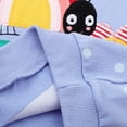 thumbnail image 4 of HILEELANG Toddler Girl Sweatshirts Purple Bee Printed Cotton Casual Crew Neck Long Sleeve Tops Shirt 3T, 4 of 5