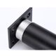 thumbnail image 4 of Pcs 12cm Aluminum Alloy Sofa Legs Sofa Couch and Chair Legs Replacement Furniture Legs with Leg Mounting Plates (Black), 4 of 6