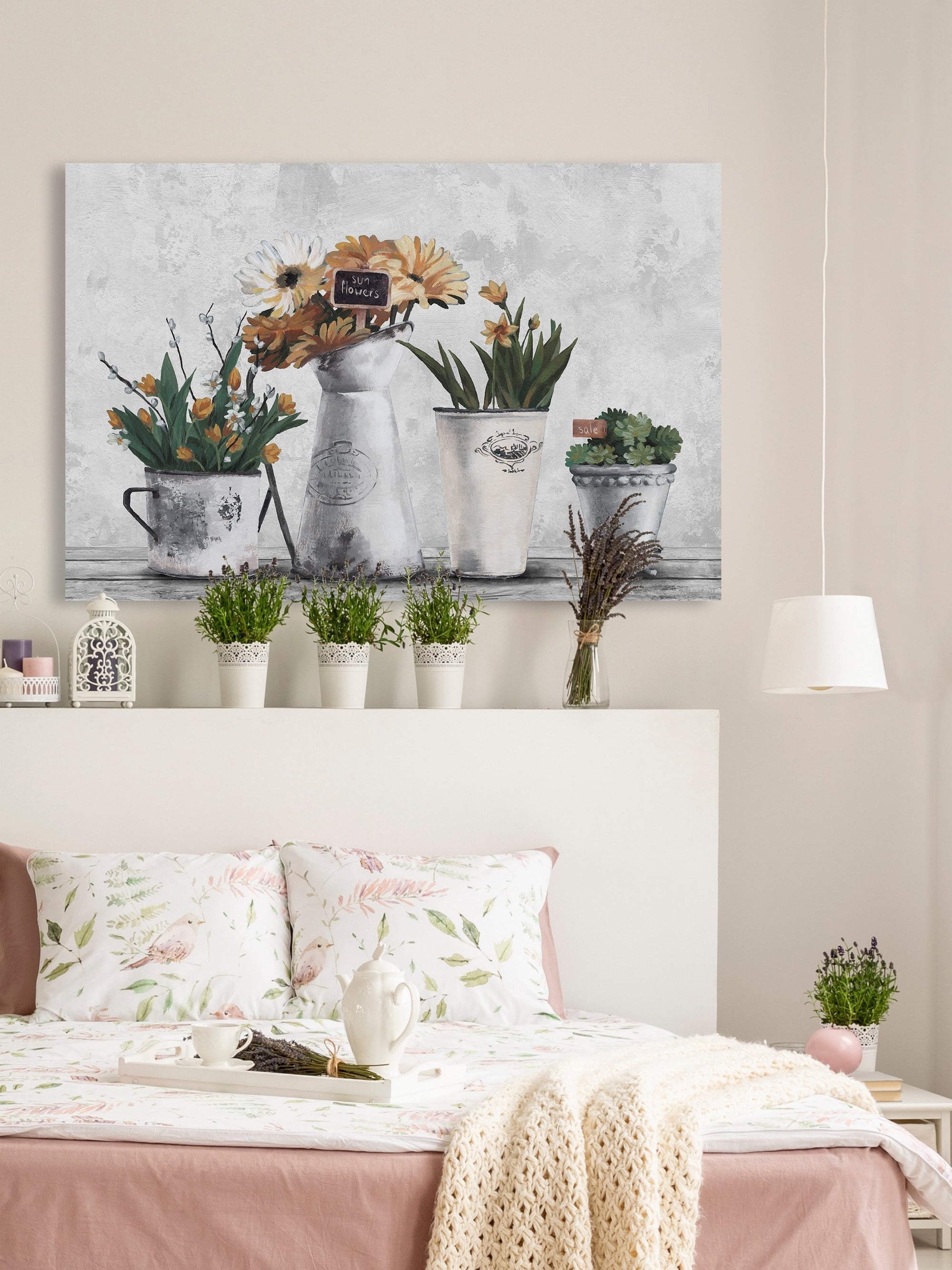 Marmont Hill Yellow Sunflowers Canvas Wall Art, 24" x 36"