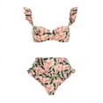 thumbnail image 1 of Generic 2025bikini New Mini Lotus Leaf Fresh Floral Beach Vacation Split Swimsuit Suit 2352, 1 of 1