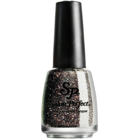 Salon Perfect Sp .5oz Nail Lac .5oz Cosmic Black 324