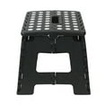 thumbnail image 4 of Home Basics Large Foldable Plastic Stool with Non-Slip Dots, Black, 4 of 8