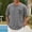 Dark Gray, variant on Men's Suede T-Shirts Tee, Short Sleeve Casual Bamboo Print Crew Neck Summer Tops for Men Dark Gray