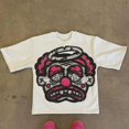 thumbnail image 3 of Camiseta de los años 2000 con dibujos animados de gran tamaño, estampado gráfico de avatar de anime, ropa de calle Y2k, camisetas de manga corta vintage de hip hop para parejas, 3 of 5