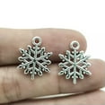 thumbnail image 5 of U8MO 20/50/100pcs Snow Antique Silver Charms Pendants for Jewelry Making 20*15mm-20pcs, 5 of 5