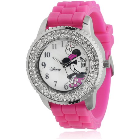 Disney Minnie Mouse Women's Rhinestone-a