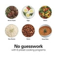 thumbnail image 4 of Hamilton Beach 6 Quart 6-in-1 Pressure Cooker, Multi-Cooker, Slow Cooker, Steamer, Sauté, Rice Cooker, & More, 4 of 7