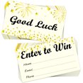 thumbnail image 1 of BPFY 280Pcs Raffle Tickets 3.5" x 2" Enter to Win Form for Contest, Entry Cards With Space for Name, Email Address, Phone Number, 1 of 5