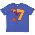 thumbnail image 3 of Inktastic Im Seven Seventh Birthday Basketball Youth T-Shirt, 3 of 5