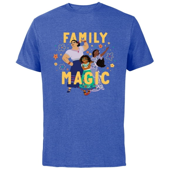 Disney Encanto Mirabel Isabela Luisa Madrigal Family Magic - Short Sleeve Cotton T-Shirt for Adults - Customized-Royal Heather