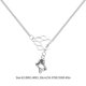 thumbnail image 2 of unbranded Collar Con Colgante De Huella De En Zinc Para Mujer Uso Diario Y Eventos Especiales, 2 of 8