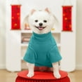 thumbnail image 7 of NovaStitch Soft Fleece Pet Sweater Winter Warm Dog Sweatshirt Dogs Fleece Jacket Puppy Winter Coats Pet Clothes for Small Medium Dogs Cyan M, 7 of 7