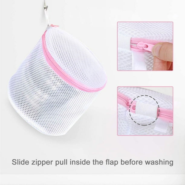 JHIJHOO Set of 4 Premium Laundry Bag Mesh Wash Bags for Wash Bras Lingerie  and Delicates with Premium Zipper