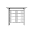 thumbnail image 4 of Vita 80" W x 90" H Camden Vinyl Privacy Screen and Trellis, White, VA68243, 4 of 9
