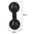 thumbnail image 2 of Adaptador de bola de extensión compuesta de 25 mm/1 pulgada a 25 mm/1 pulgada para brazos de montaje de casquillo de bola doble estándar de la industria., 2 of 5