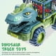 thumbnail image 4 of KAKOWELY 1 juego de camión de dinosaurio, coche de juguete, coche de dinosaurio, camión de transporte de dinosaurios, figuras de dinosaurios, juguetes, 4 of 5