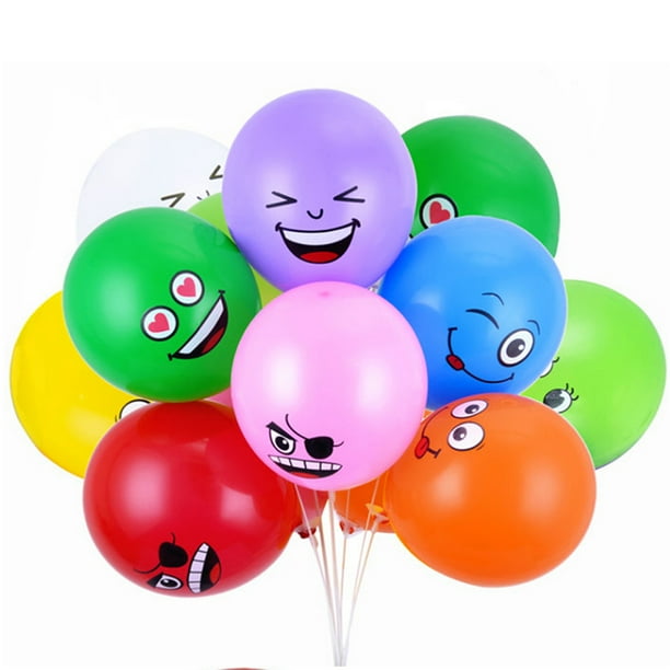 Globo De Cumpleaños Cara Sonriente Con Sombras - 18 Pulgadas (1 Unidad)