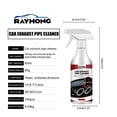 thumbnail image 3 of WREESH Auto Exhaust Pipe Cleaner Remover Rust Remover Rust Remover Spray For Car Maintenance And Cleaning 60ml, 3 of 9