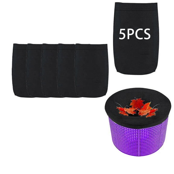 Pool Skimmer Socks for Inground Above Ground Pools, Ultra Fine Mesh Filter Socks for Skimmer Basket, Leaves Debris Catcher for Swimming Pool Cleaning Accessories(5PCS)
