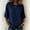Navy, variant on Dxzfnsa Womens Summer Tops Women's Casual Solid Color Cotton Linen T-Shirts Short Sleeve Oversized Scoop Neck Loose Tees Lightweight Trendy Blouses