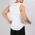 thumbnail image 5 of Rigardu Men'S Fashion Spring And Summer Casual Sleeveless Round Neck Threaded Sports Undershirt Men'S Pullover Bottoming Shirt White + XXL, 5 of 6