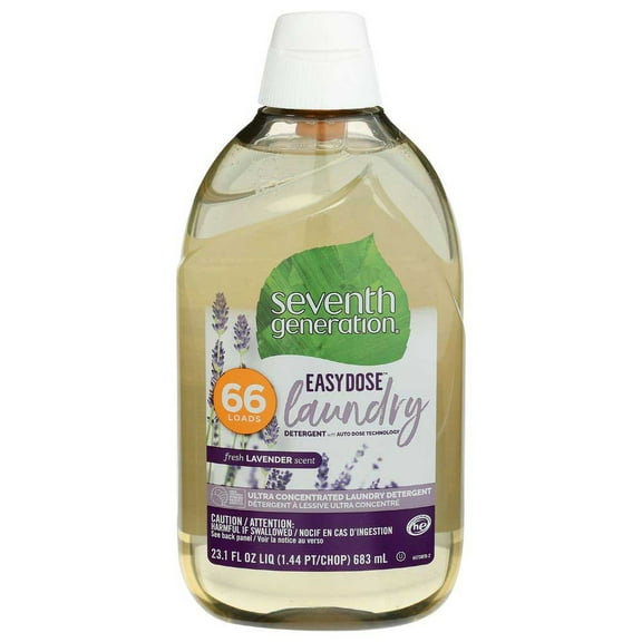 Seventh Generation Fresh Lavender Scent EasyDose Ultra Concentrated Laundry Detergent, 23.1 Fluid Ounce -- 6 per case.