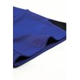 thumbnail image 4 of ABPHQTO Shorts de baño de mujer con patchwork recortado de malla azul, 4 of 5