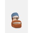 thumbnail image 3 of Eddlia Slip On Platform Sandals In Tan, 3 of 7