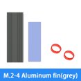 thumbnail image 1 of M.2 2280 Solid State Drive Radiator M2 NVME SSD Drive Aluminum Alloy Heatsink For Desktop PC Laptop PS5 M.2-GY, 1 of 6