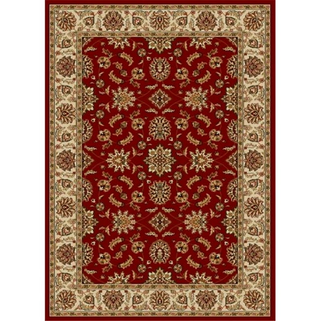 Radici 1592-1034-RED Como Rectangular Red Traditional Italy Area Rug- 2 ft. 2 in. W x 7 ft. 7 in. H