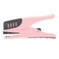 thumbnail image 3 of Grapadora de oficina ergonómica con capacidad para 20 hojas, grapadora de escritorio sin esfuerzo, grapadora de metal con almohadilla antideslizante para estudiantes, color rosa, 3 of 14