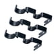 thumbnail image 1 of Juego de 3 piezas Sunnimix Soportes de barra de cortina doble Negro, 1 of 7