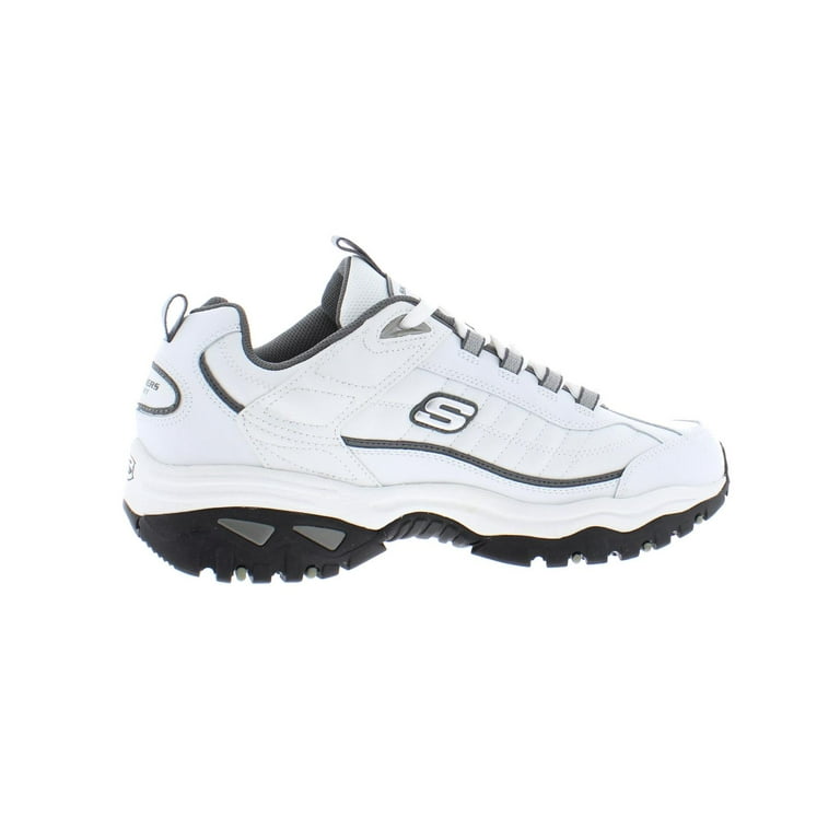 Skechers Men's Energy Afterburn Sneaker, White/Charcoal, M US Walmart.com