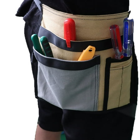 

Clearance！ Lognanla A Toolkit Adjustable And Convenient Electrical Tool Bag Side Hanging Tool Storage Bag Oxford Cloth Black tool bag tool box tool kit
