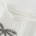 thumbnail image 4 of TAIAOJING Toddler Girls Summer Outfits Sets Animal Print T-Shirt Short Sleeve Tops And Pattern Print Kids Clothing Sets 3-12 Years Fashionable 4-5Y, 4 of 6