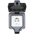 thumbnail image 1 of PC Socket IP66 Waterproof Dustproof Wall German Standard 220-250V 16A 100MB 50mH Male Female Socket Current Plug Plug Waterproof Sealing, 1 of 5