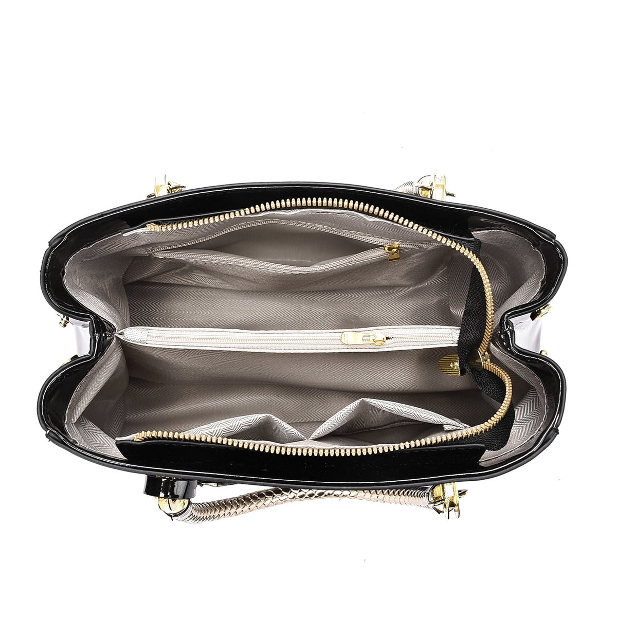 Shiny Patent Leather Crossbody for Women Push Glossy Shoulder Bag Satchel Purses Party Totes Top Handle Bags