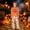 Style 13, variant on Family Matching Halloween Pajamas 2 Piece Jack O Lantern Graphic Short Sleeve Top and Pumpkin Print Long Pants Sleepwear Set for Men Women