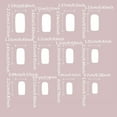 thumbnail image 2 of WIFKLSIIPG White French Nail Wraps Removable and Reusable (24 PC) 1ml, 2 of 3