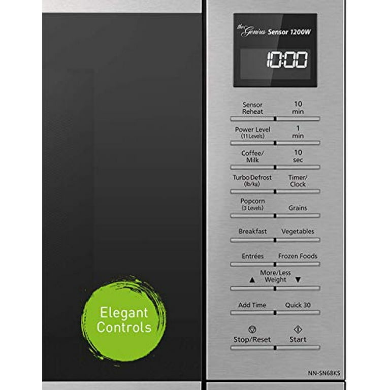 Panasonic NN-SN68KS Microwave 1.2 cu.ft, 1200W Power, Sensor