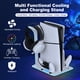 thumbnail image 2 of Para PS5 Slim Stand con estación de refrigeración y estación de carga para mandos, base multifuncional de disipación de calor, carga para mandos de videojuegos y estante para almacenamiento de discos, 2 of 7