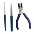 thumbnail image 1 of Joyería Kit Joyería Alicates Alicates Ligeros Confort Ponga de agarre Crear bucles uniformes Acero para aretes Crafts Pulseras de pulseras, 1 of 9