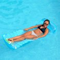 thumbnail image 4 of RAVE Sports Apollo Lounge One Person Inflatable Pool Lake Float Mat, Blue, 4 of 6