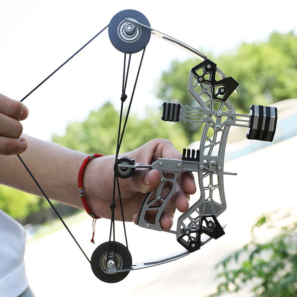 Mini Compound Bow Kit 12lbs Target Archery Gift Hunting Pocket Bow