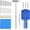 Blue, variant on Watch Link Removal Kit, Watch Repair Kit Repair Tools & Kits, Watch Band Adjustment Strap Pin Kit, Watch Chain Sizing Bracelet Adjuster Resizing Tool with Pins, Spring Bar Tool, Hammer