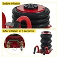 BENTISM Pneumatic Car Jack 6600lbs Heavy Duty Air Jack Lifting Height Up To 16''